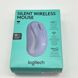 Logitech Silent Wireless Mouse Purple/Lavender model 910-007483 NEW in box